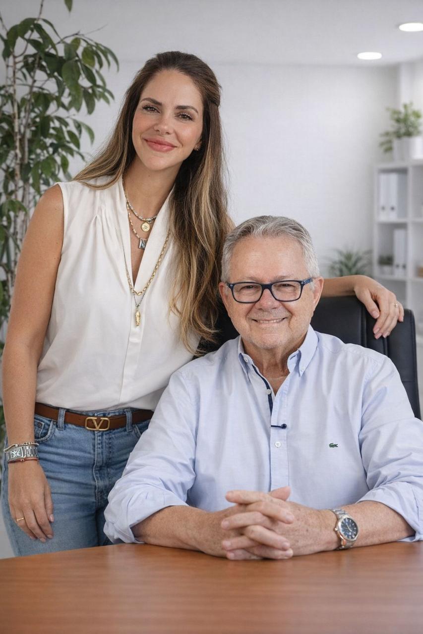 Cuidadora CP com idoso